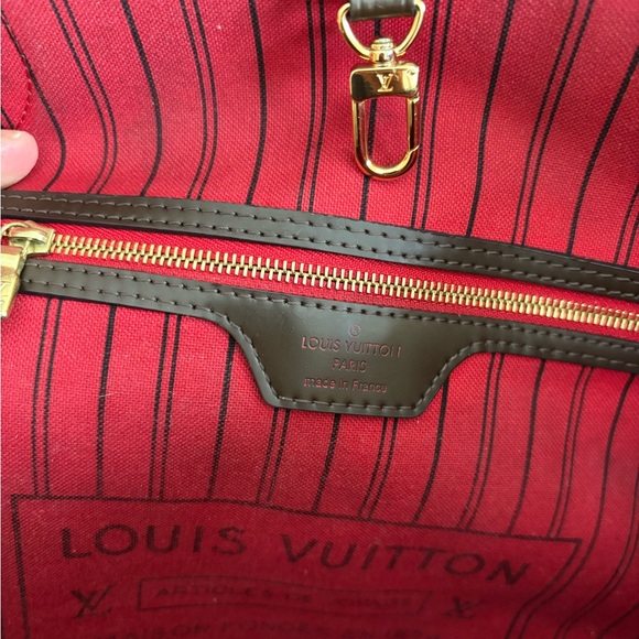 Authentic Louis Vuitton neverfull MM damier ebene - Picture 10 of 11